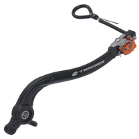 ZETA Trigger Brake Pedal Orange for Husqvarna FE250 2017-2023