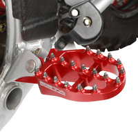 ZETA Alloy Foot Pegs Red for Honda CRF450RL 2021-2025