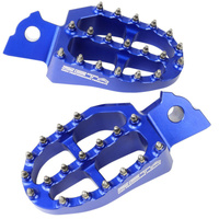 ZETA Alloy Foot Pegs Blue for Yamaha YZ450FX 2016-2023