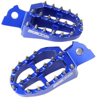 ZETA Alloy Foot Pegs Blue for Yamaha WR250F 2007-2024