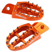ZETA Alloy Foot Pegs Orange for Gas Gas MC65 2021-2023