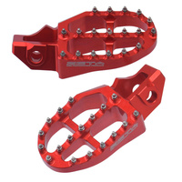 ZETA Alloy Foot Pegs Red for Gas Gas EC300 2021-2023