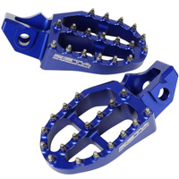 ZETA Alloy Foot Pegs Blue for KTM 250-450XC-F 2016-2022