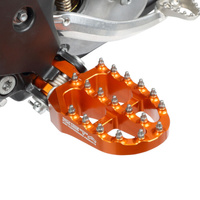 ZETA Alloy Foot Pegs Orange for Husqvarna TC85 2018-2024