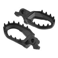 ZETA Max Foot Pegs Black for Yamaha WR450F 2024-2025