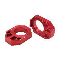 ZETA Axle Blocks Red for Honda CRF450L 2019-2020