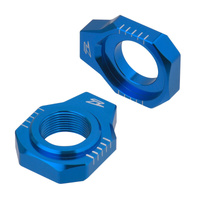 ZETA Axle Blocks H/Blue for Husqvarna FC250/450 2016-2022