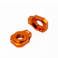 ZETA Axle Blocks Orange for Husqvarna FC350 2014-2015