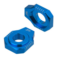 ZETA Axle Blocks H/Blue for Husqvarna TC125 2014-2015
