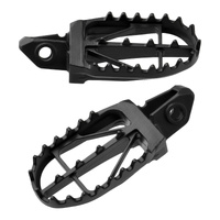 Zeta Wide Chromoly Low Foot Pegs for KTM 125 XC 2023-2025