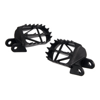 Zeta Wide Chromoly Mid Foot Pegs for Kawasaki KLX300R 2020-2026