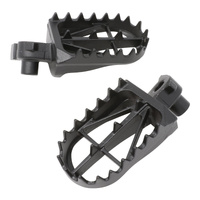 Zeta Wide Chromoly Mid Foot Pegs for Kawasaki KX80 Big Wheel 1998-2000