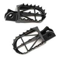Zeta Wide Chromoly Mid Foot Pegs for Kawasaki KLX230SM 2023