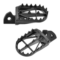 Zeta Wide Chromoly Mid Foot Pegs for Suzuki DR650SE 2011-2026