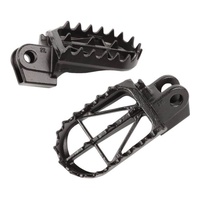 Zeta Wide Chromoly Mid Foot Pegs for Yamaha WR450F 2024-2026