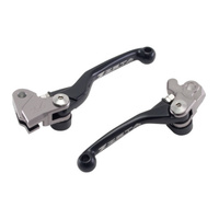 Zeta Pivot Brake/Clutch Lever Set Black for Yamaha YZ450F 2003-2007