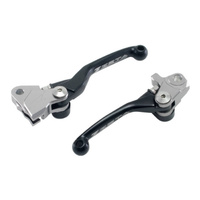 Zeta Pivot Brake/Clutch Lever Set Black for Yamaha YZ250 SP 2024