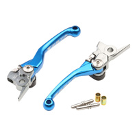 Zeta Pivot Brake/Clutch Lever Set Blue for KTM 350 Freeride 2014-2017
