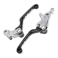 Zeta Pivot Lever Set CP 3-Finger Black for Honda CRF300L 2021-2025