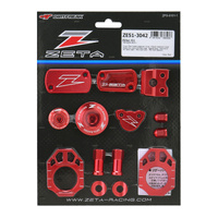 Zeta Billet Kit Red for Honda CRF450R 2021-2026