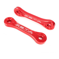 Zeta RSL Low Down Link -30mm Red for Suzuki DRZ400SM 2005-2017