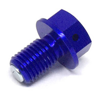 Zeta Magnetic Drain Bolt Blue for Yamaha WR450F 2016-2026