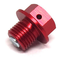Zeta Magnetic Drain Bolt Red for Suzuki DL650XAU (V-Strom 650XT Lams) 2019-2021