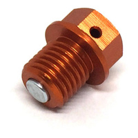 Zeta Magnetic Drain Bolt Orange for KTM 690 SMC R Supermoto 2024
