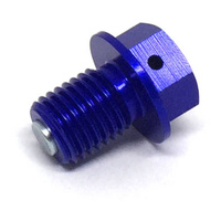 Zeta Magnetic Drain Bolt Blue for Honda CRF100F 2004-2013