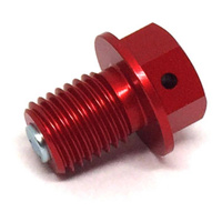 Zeta Magnetic Drain Bolt Red for Honda VTR1000 SP2 2002-2003
