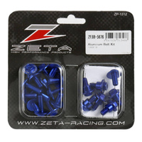 Zeta Plastic Bolt Set Blue for Yamaha YZ450FX 2019-2023