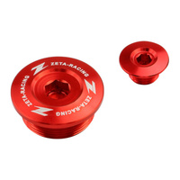 Zeta Engine Plug Set Red for Honda CRF250R 2018-2026