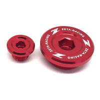 Zeta Engine Plug Set Red for Suzuki RMX450Z 2010-2018