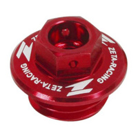 Zeta Oil Fill Plug Red for Yamaha YZ250X 2016-2026