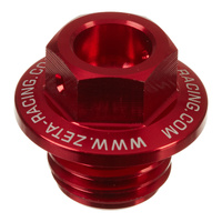 Zeta Oil Fill Plug Red for Honda CRF250R 2018-2026