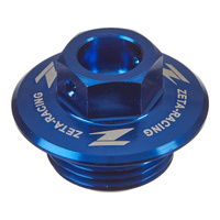 Zeta Oil Fill Plug Blue for Suzuki RMZ450 2005-2026