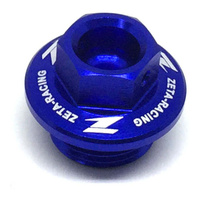 Zeta Oil Fill Plug Blue for Kawasaki KLX450R 2008-2015