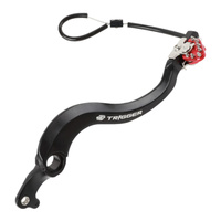 Zeta Trigger Brake Pedal Red for Honda CRF250R 2004-2026