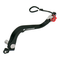 Zeta Trigger Brake Pedal Red for Honda CRF250L Rally 2021