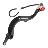Zeta Trigger Brake Pedal Red for Kawasaki KX450F 2016-2020