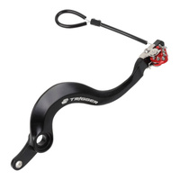 Zeta Trigger Brake Pedal Red for Suzuki RMZ450 2008-2026