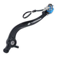 Zeta Trigger Brake Pedal Blue for Husqvarna FE450 2017-2021