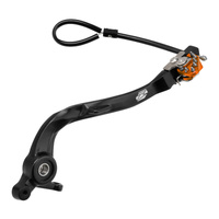 Zeta Trigger Brake Pedal Orange for KTM 350 EXCF Six Days 2026