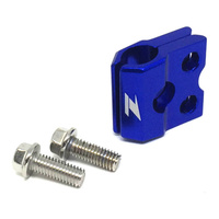 Zeta Front Brake Line Clamp Blue for Yamaha YZ450F 2023-2026