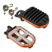 Zeta Adv Foot Pegs Orange for KTM 1290 Super Adv R 2018-2024 ZE930183