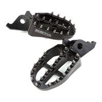 Zeta Adventure Foot Pegs Black for Honda CRF150R Small Wheel 2007-2018