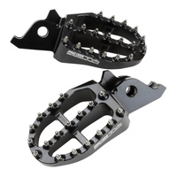 Zeta Adventure Foot Pegs Black for Kawasaki KX250X 2021-2026