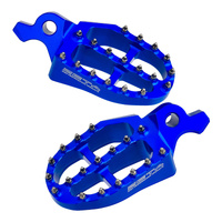 Zeta Adventure Foot Pegs Blue for Yamaha WR250F 2025-2026
