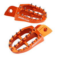 Zeta Adventure Foot Pegs Orange for KTM 200 XCW 2012-2016 ZE931817