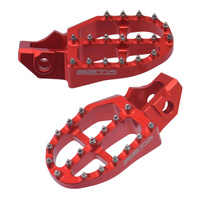 Zeta Adventure Foot Pegs Red for Gas Gas EC250F 2021-2023